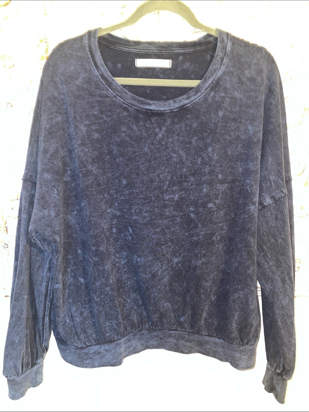We The Free Washed Navy Crewneck Sweatshirt